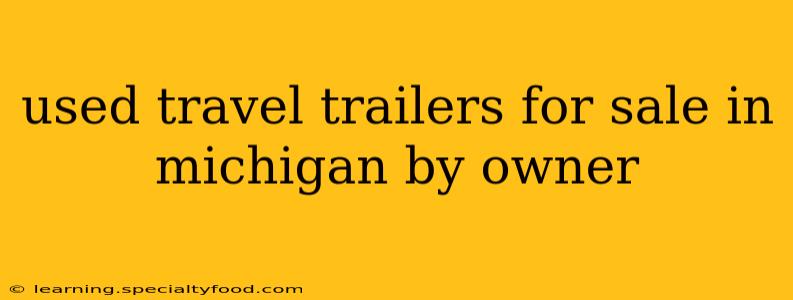 used travel trailers for sale in michigan by owner