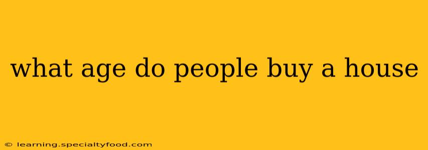 what age do people buy a house