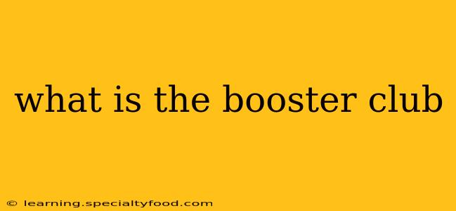 what is the booster club