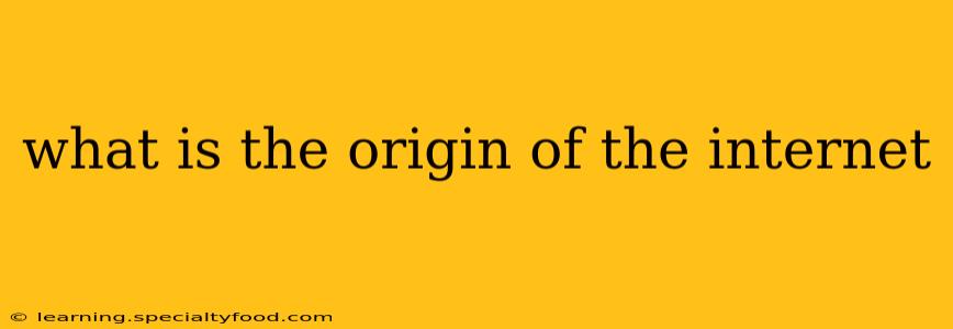 what is the origin of the internet