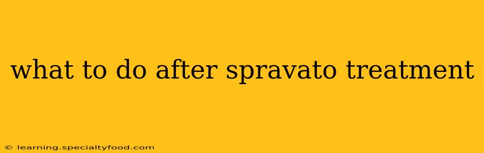 what to do after spravato treatment