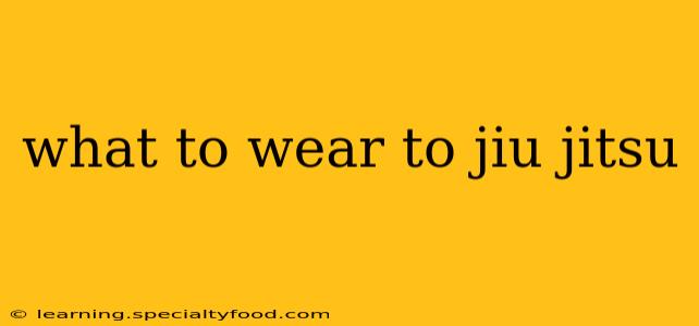 what to wear to jiu jitsu