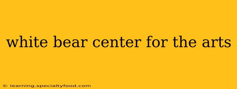 white bear center for the arts