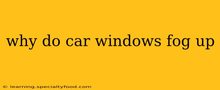why do car windows fog up