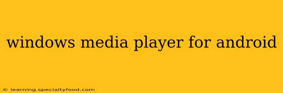 windows media player for android
