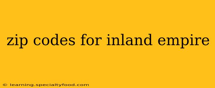 zip codes for inland empire
